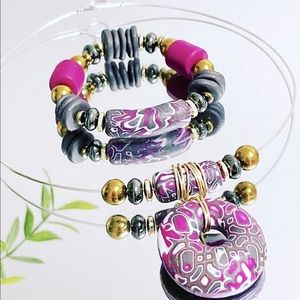 ✨Handmade necklace and bracelet exclusive piece!!!